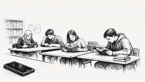 Über Bildschirmzeit, Armut und die überraschende Rückkehr des Lesens an einer Hauptschule